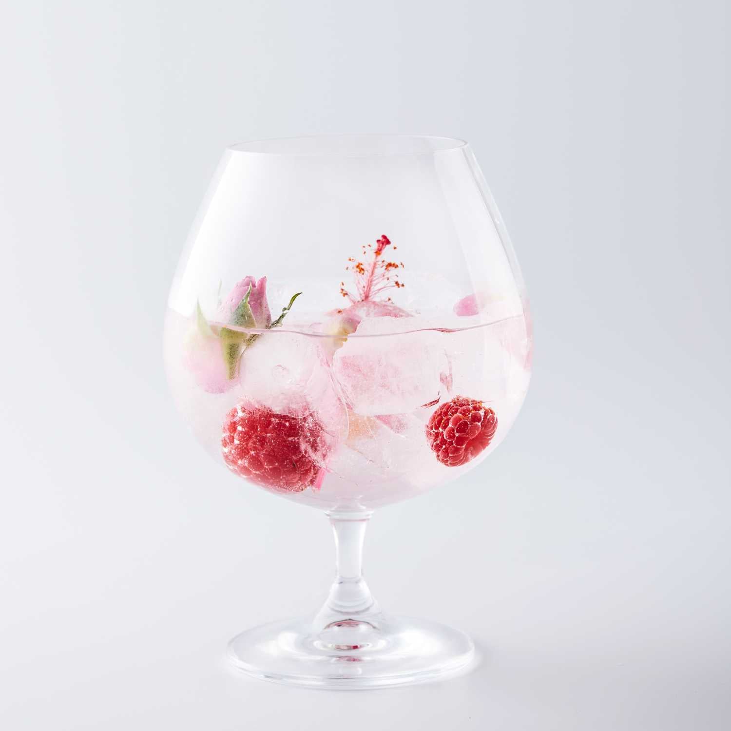 Raspberry Rose Hibiscus Drink Infusion for Cocktails & Mocktails