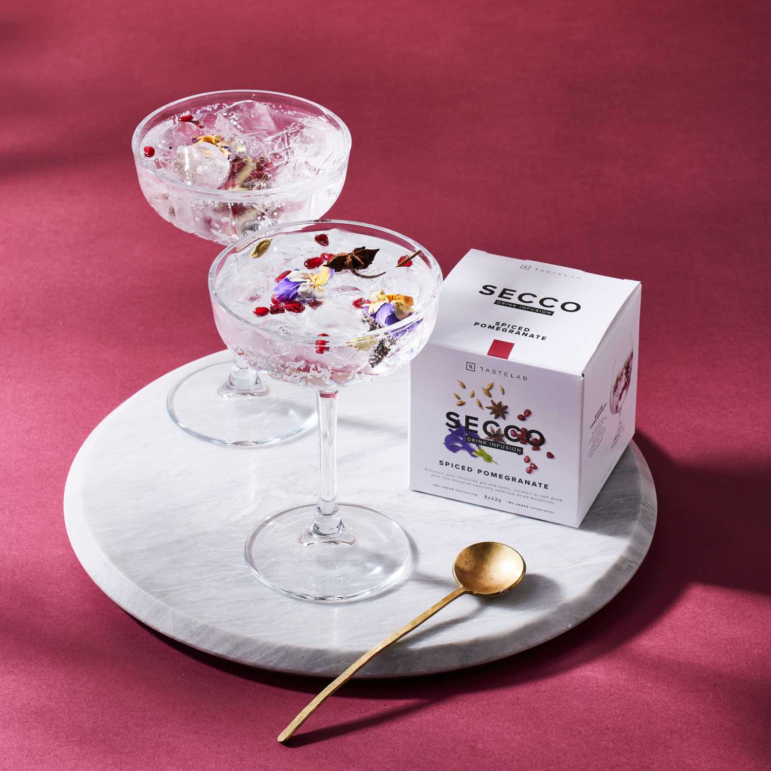 Spiced Pomegranate Drink Infusion for Cocktails & Mocktails