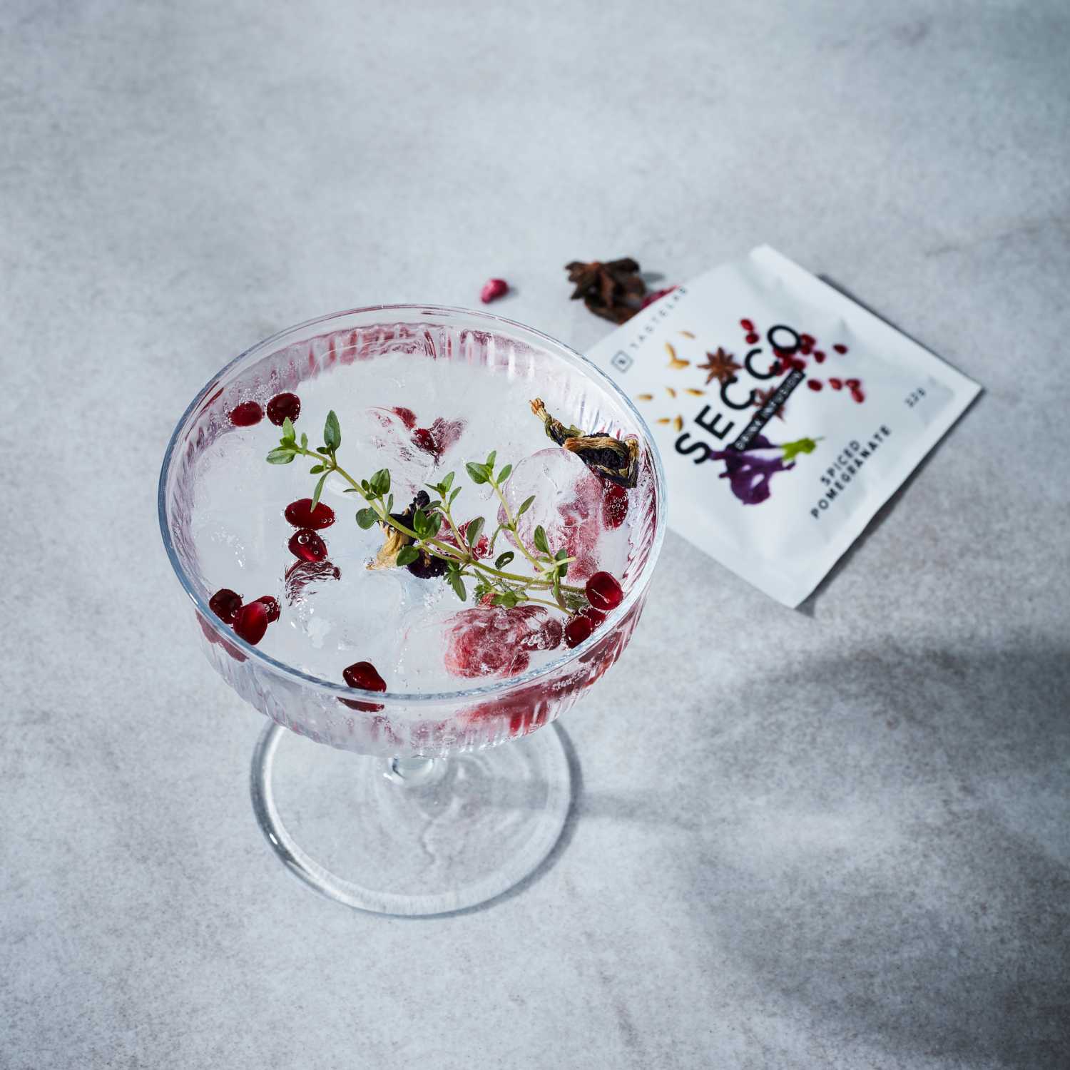 Spiced Pomegranate Drink Infusion for Cocktails & Mocktails