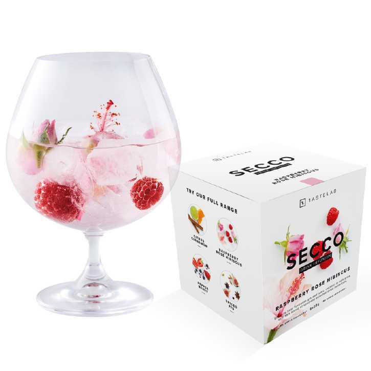 Raspberry Rose Hibiscus Drink Infusion for Cocktails & Mocktails